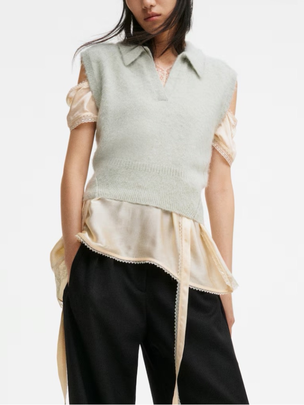 NWT H&M Alpaca blend sweater vest